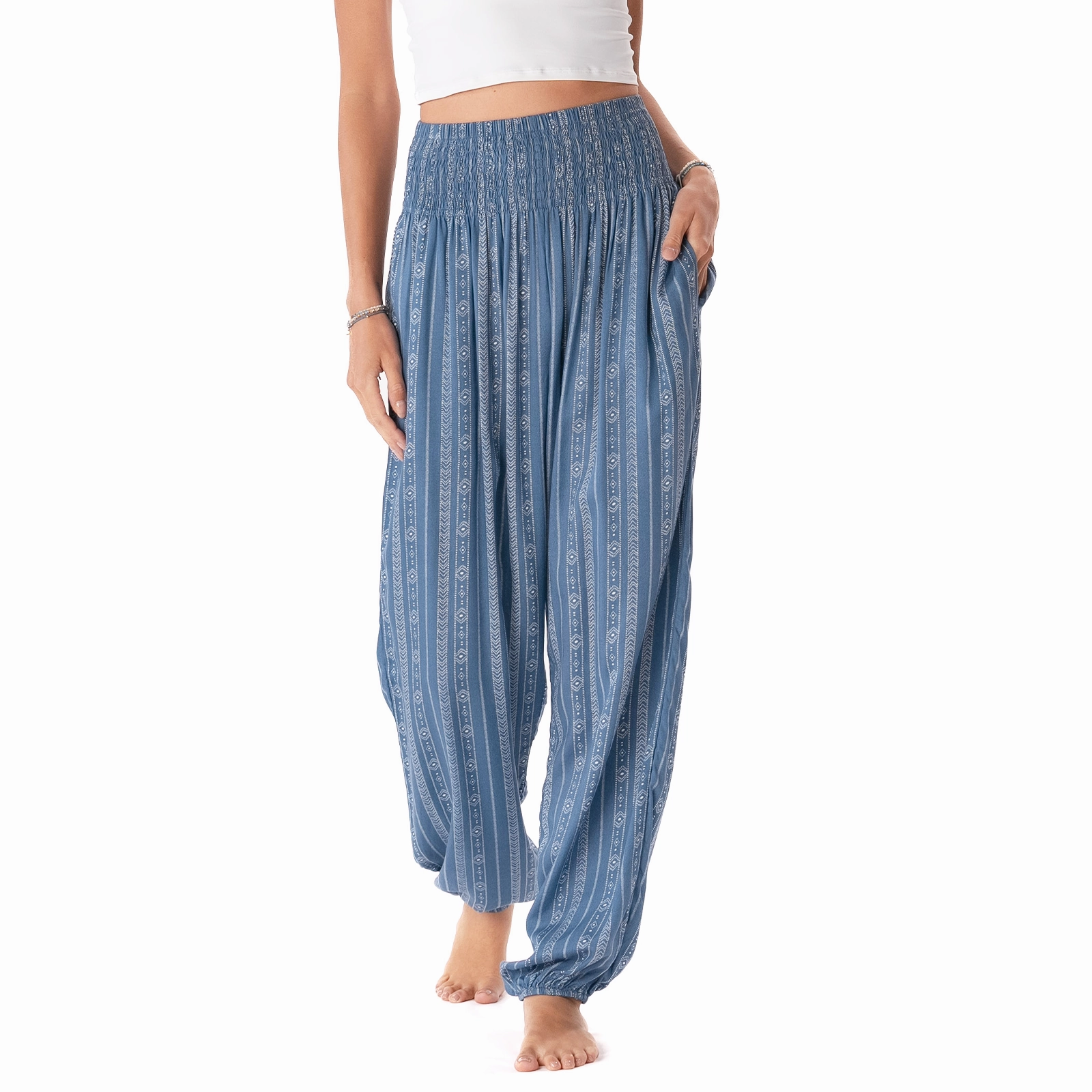 Twilight Tribal Harem Pants Sporty Touch