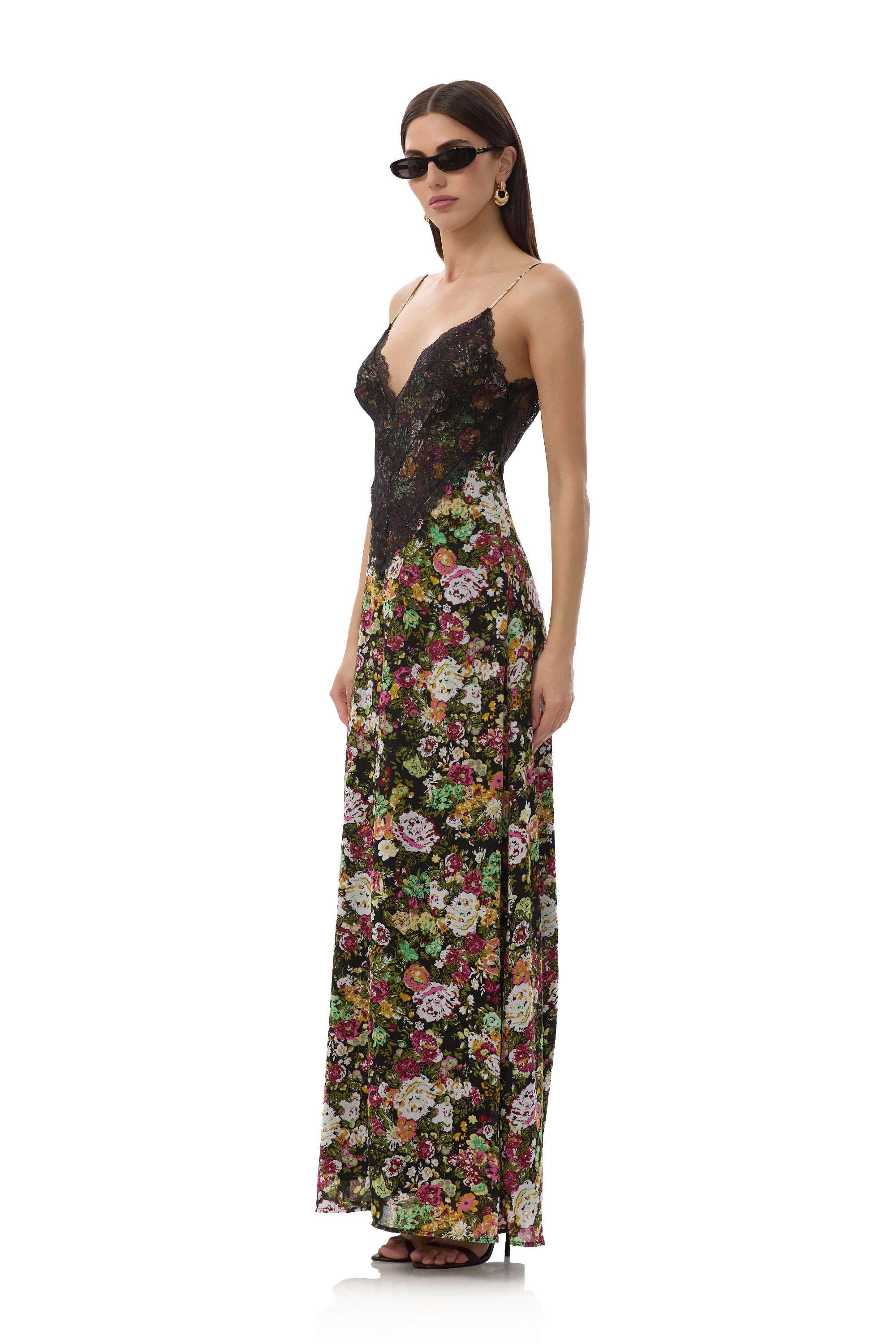 Prianka Dress - Vintage Floral Baby-Shower Easy Layering