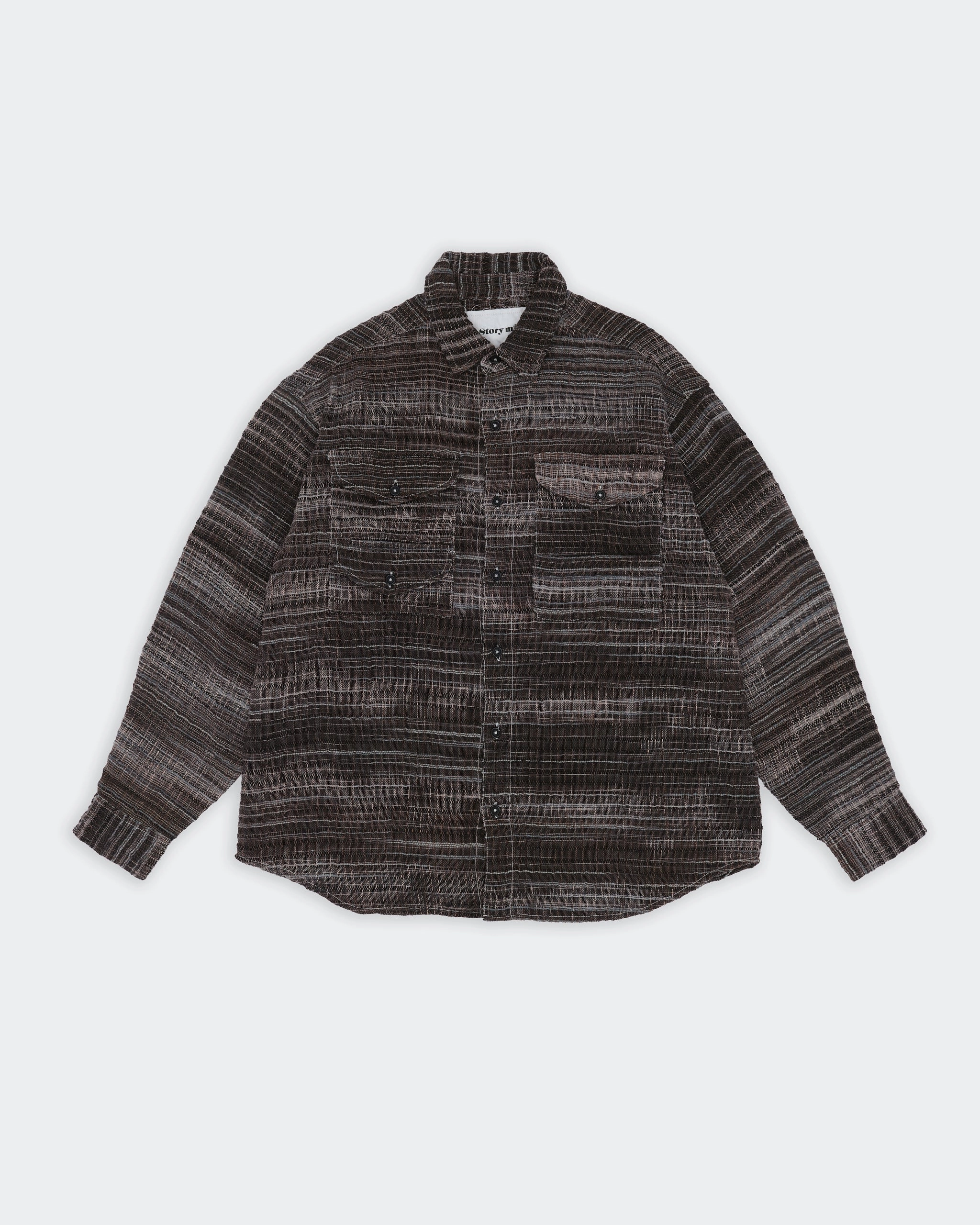 Harvest Shirt - Grey Handloom Casual Comfort Party Ready