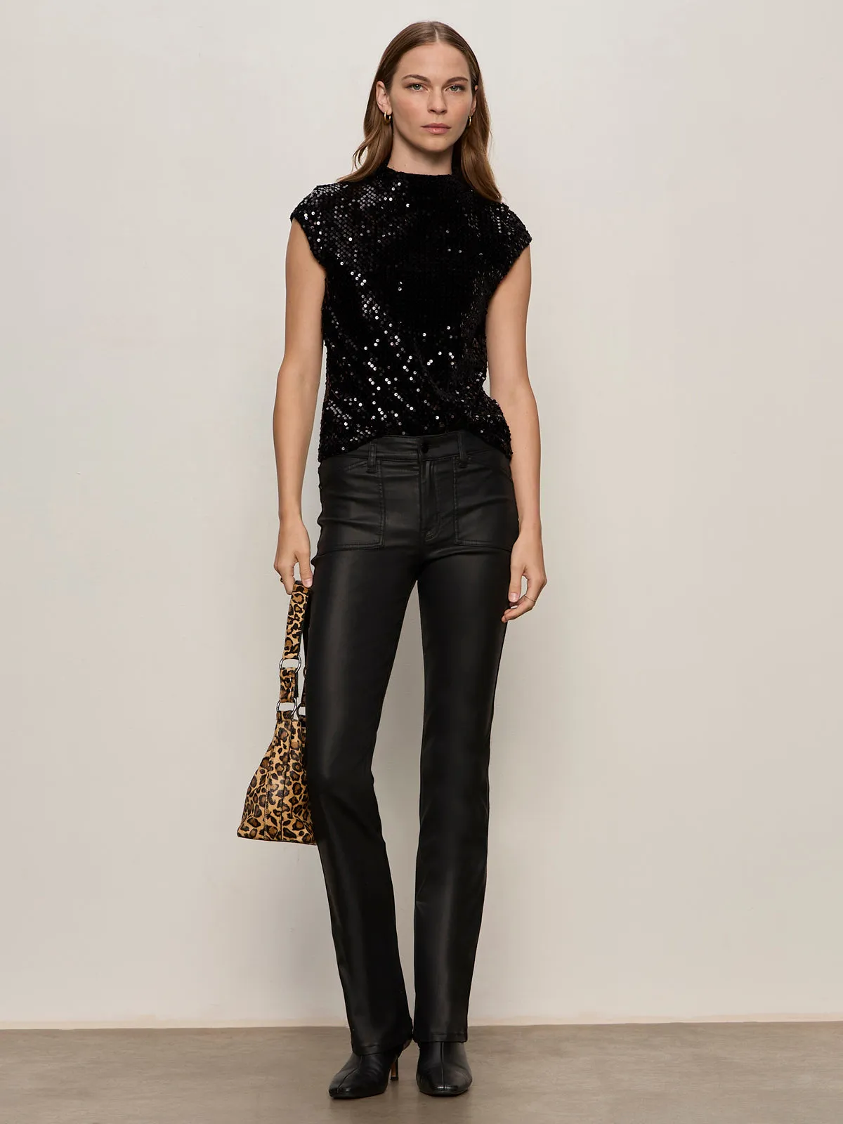 Slick Brook Bootcut Pant Black Hypoallergenic Textile Abrasion Resistant Surface
