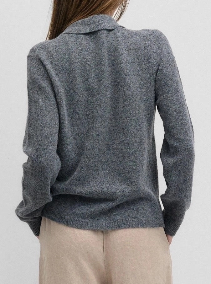 On-The-Go Ridley Cardigan - Grey
