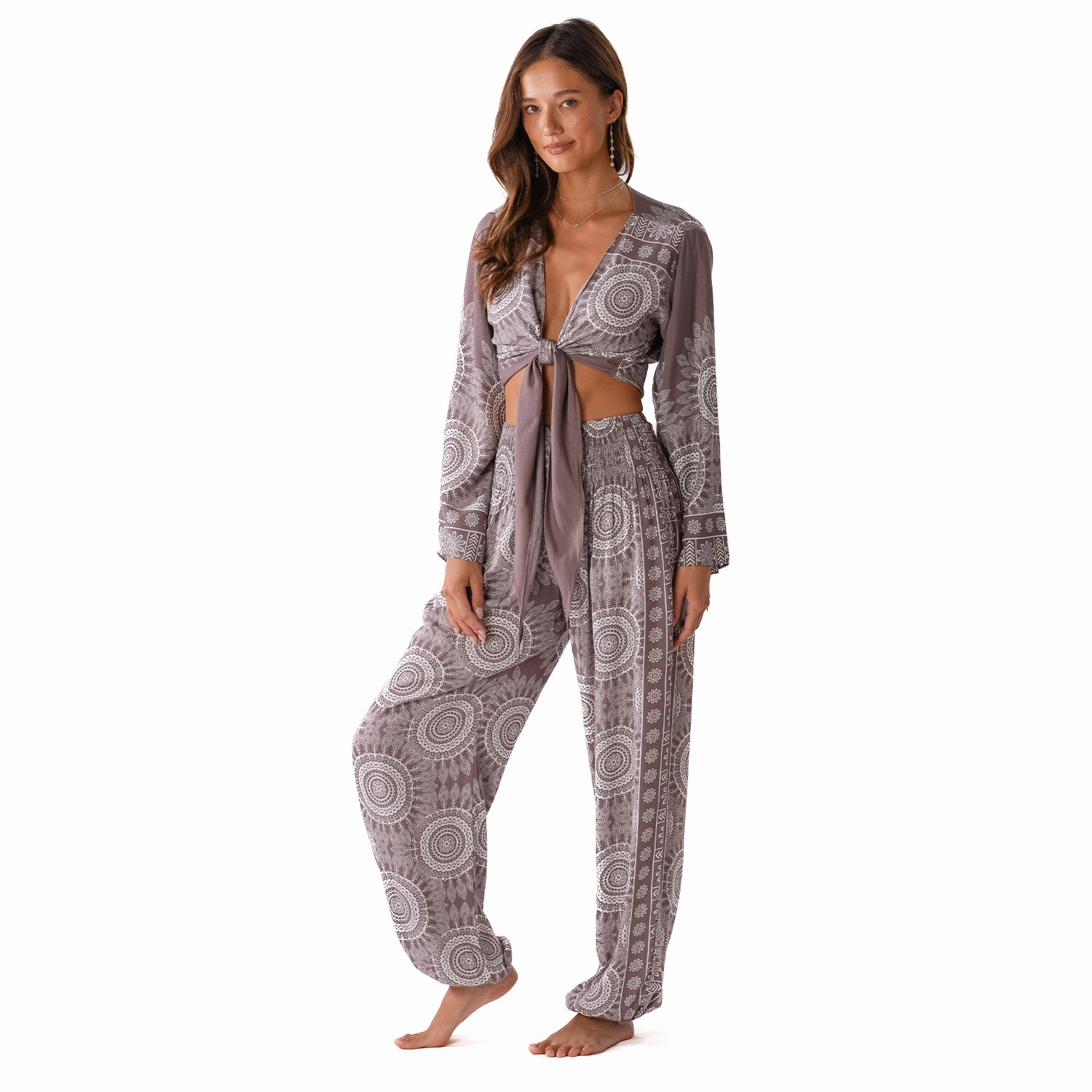 Nosara Daydreamer Top   Harem Pants Set FlexFoamInserts LightweightFabric