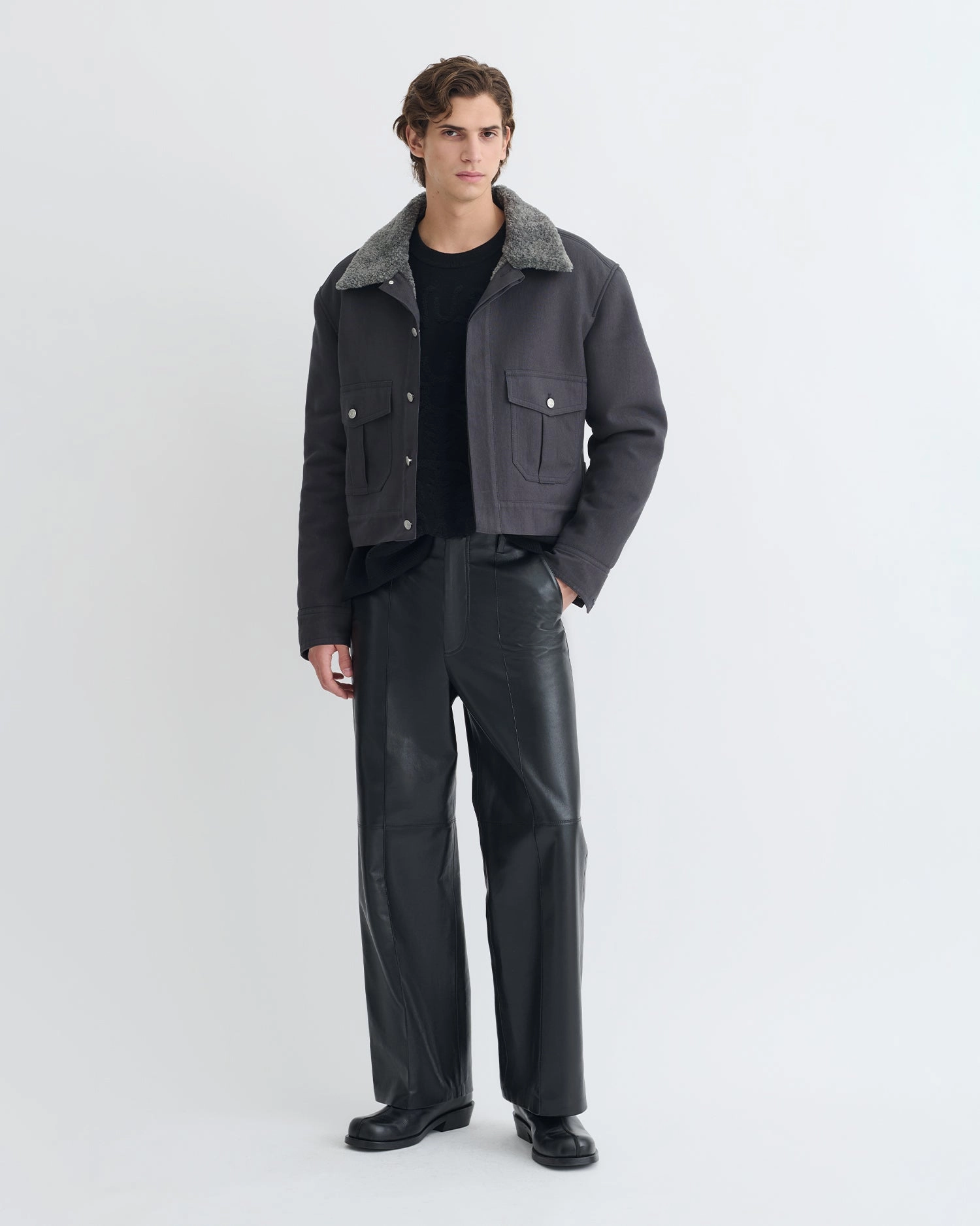 Nowell - Wax Cotton Jacket - Graphite Rugged