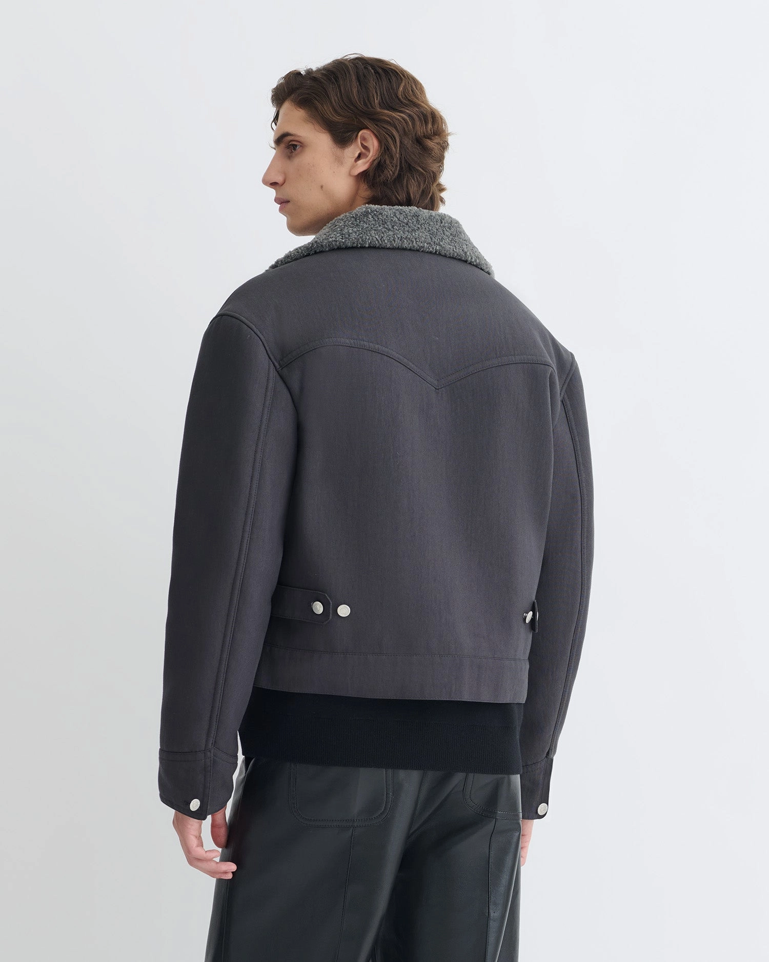 Quick - dry Denim items for children Nowell - Wax Cotton Jacket - Graphite