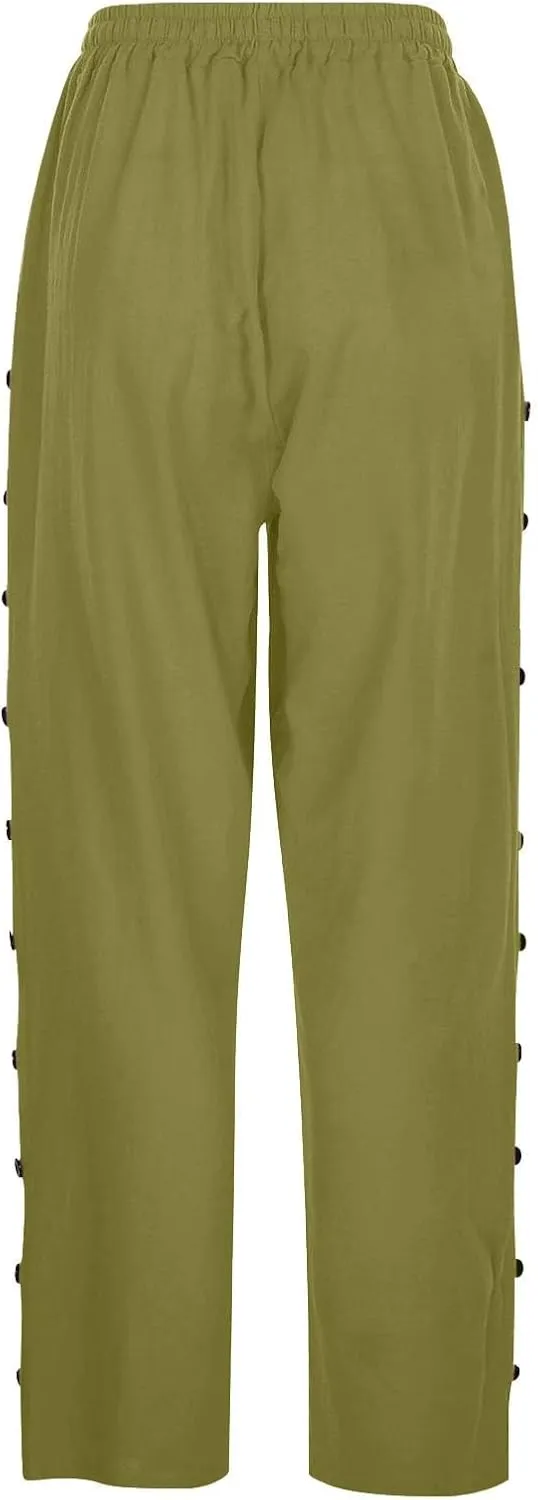 NREALY Linen Pants Women Womens Linen Pants