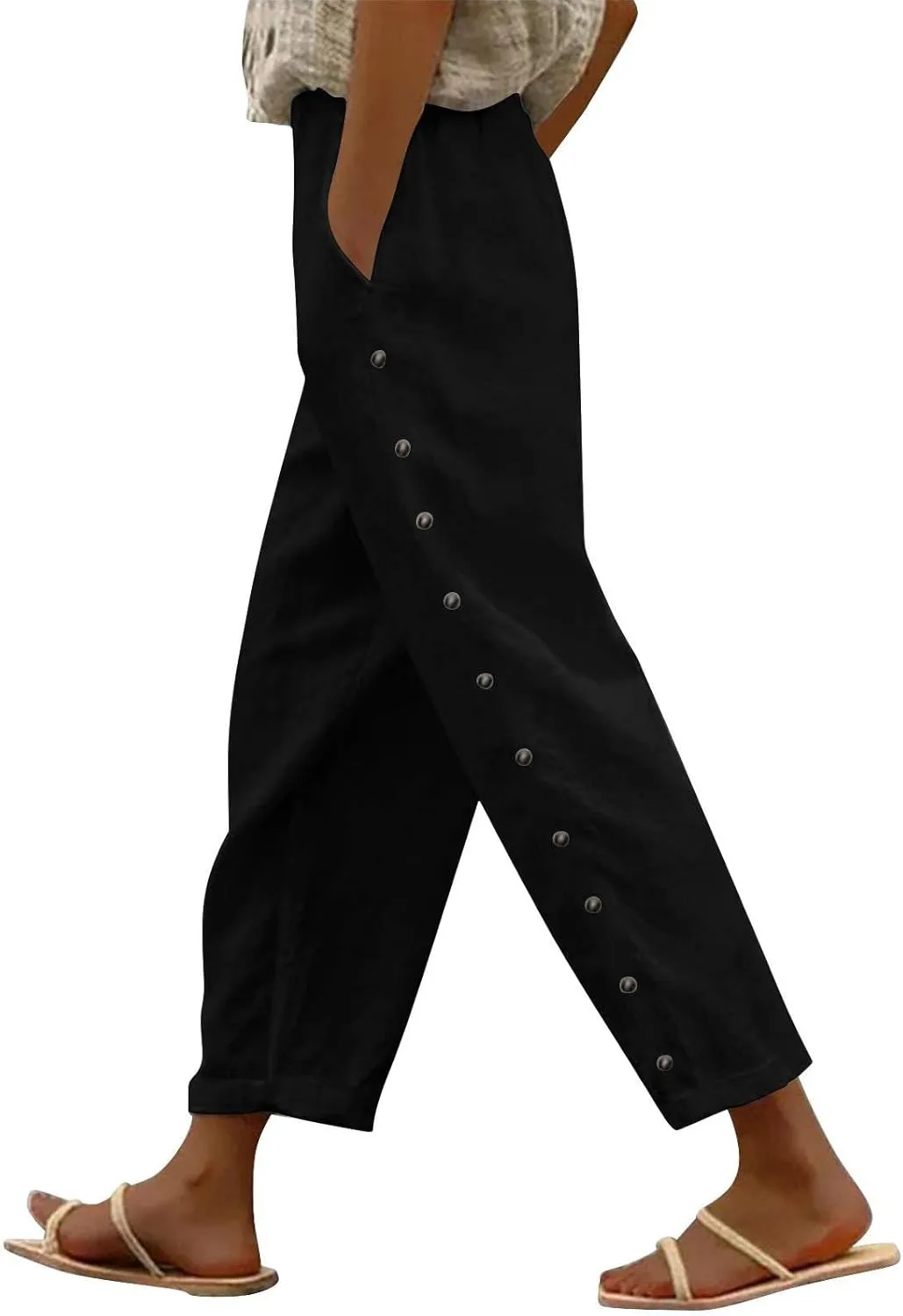 NREALY Linen Pants Women Womens Linen Pants