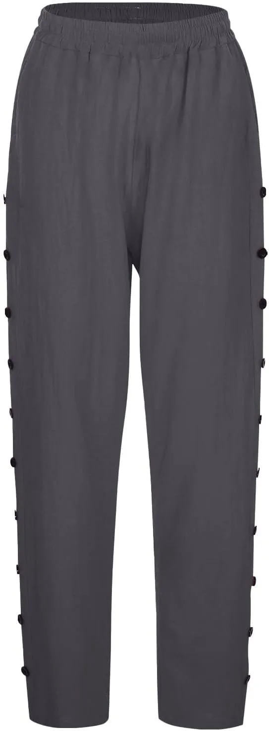 NREALY Linen Pants Women Womens Linen Pants