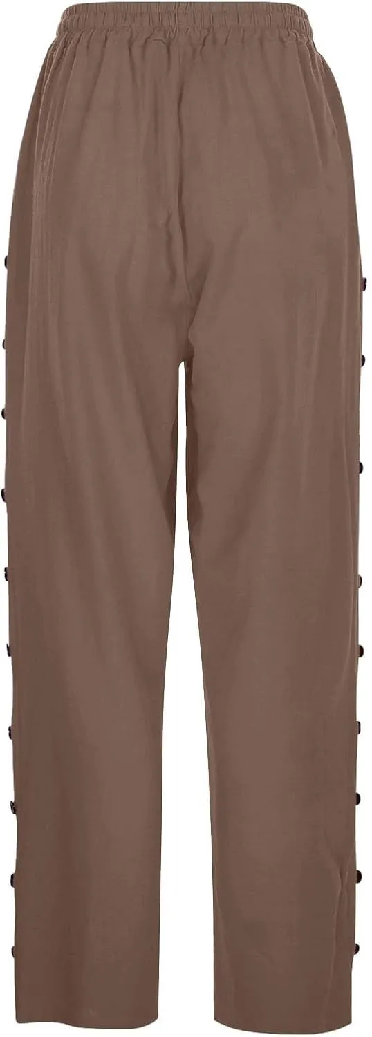 NREALY Linen Pants Women Womens Linen Pants
