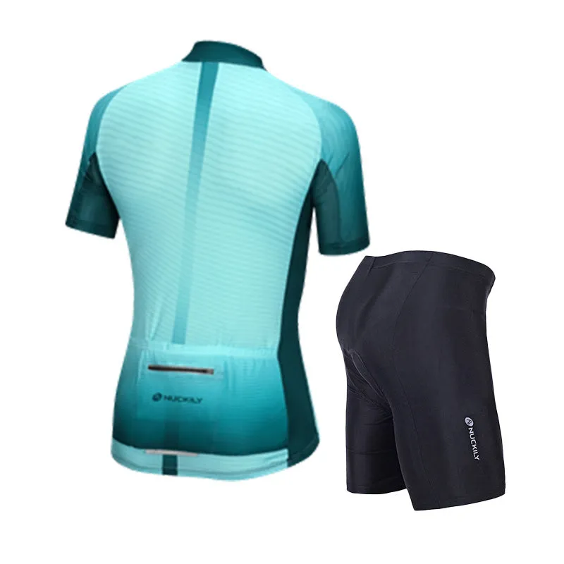 Nuckily Mycycology MG033-NS355 Half Sleeves Jersey and Gel Padded Shorts