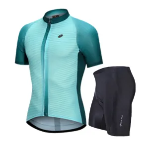 Nuckily Mycycology MG033-NS355 Half Sleeves Jersey and Gel Padded Shorts