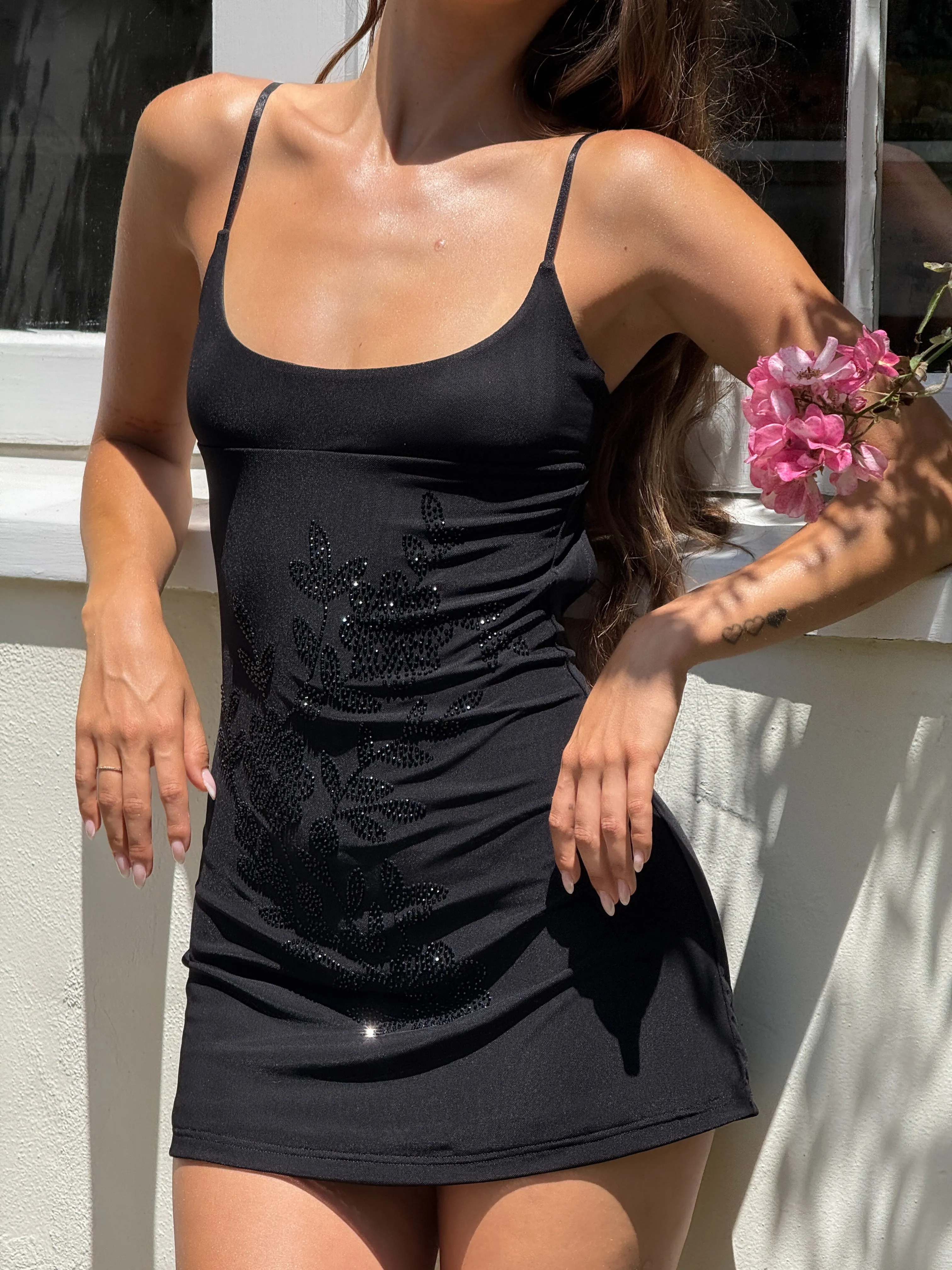 OCTAVIA MINI DRESS - BLACK Minimal Aesthetic Trend Appeal