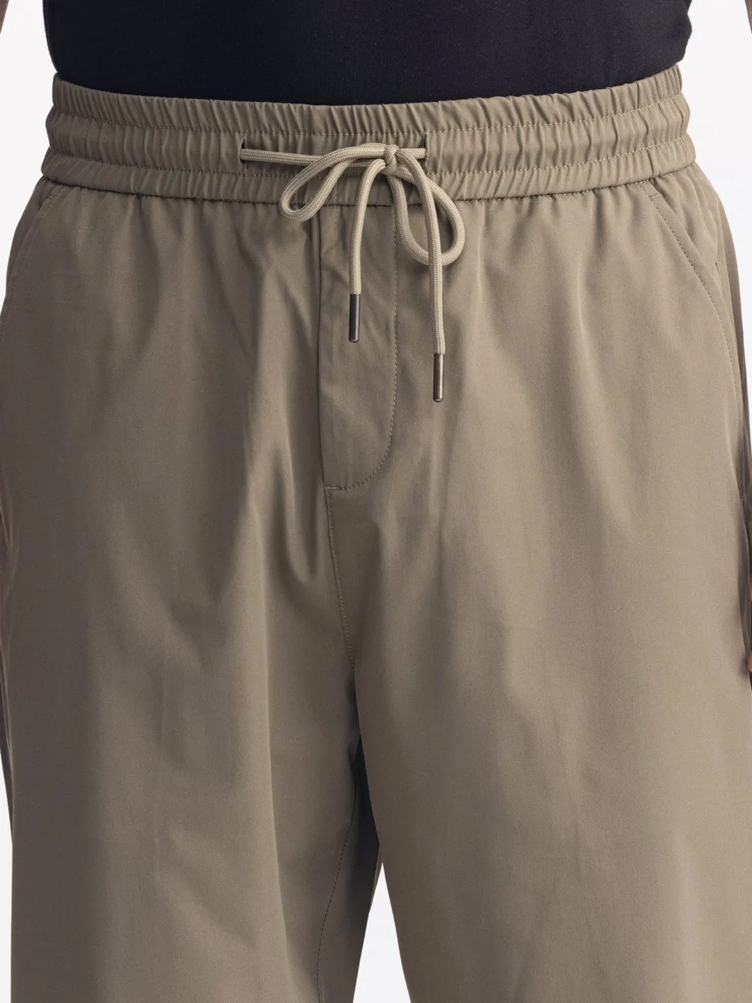 Olive Loose Crop Jogger Pant