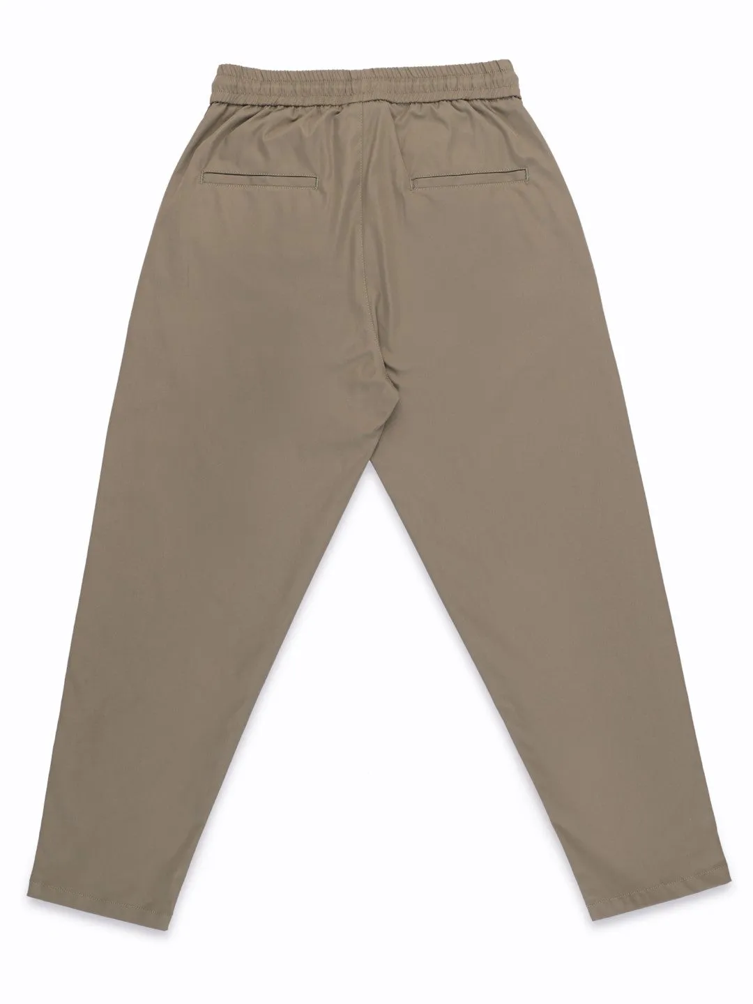 Olive Loose Crop Jogger Pant
