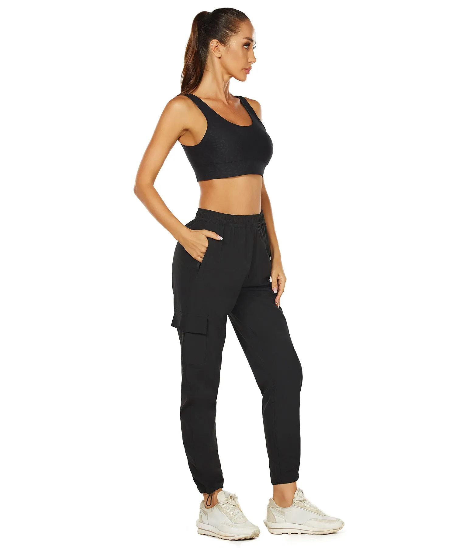 One for All High-Waisted Hiking Pants Black