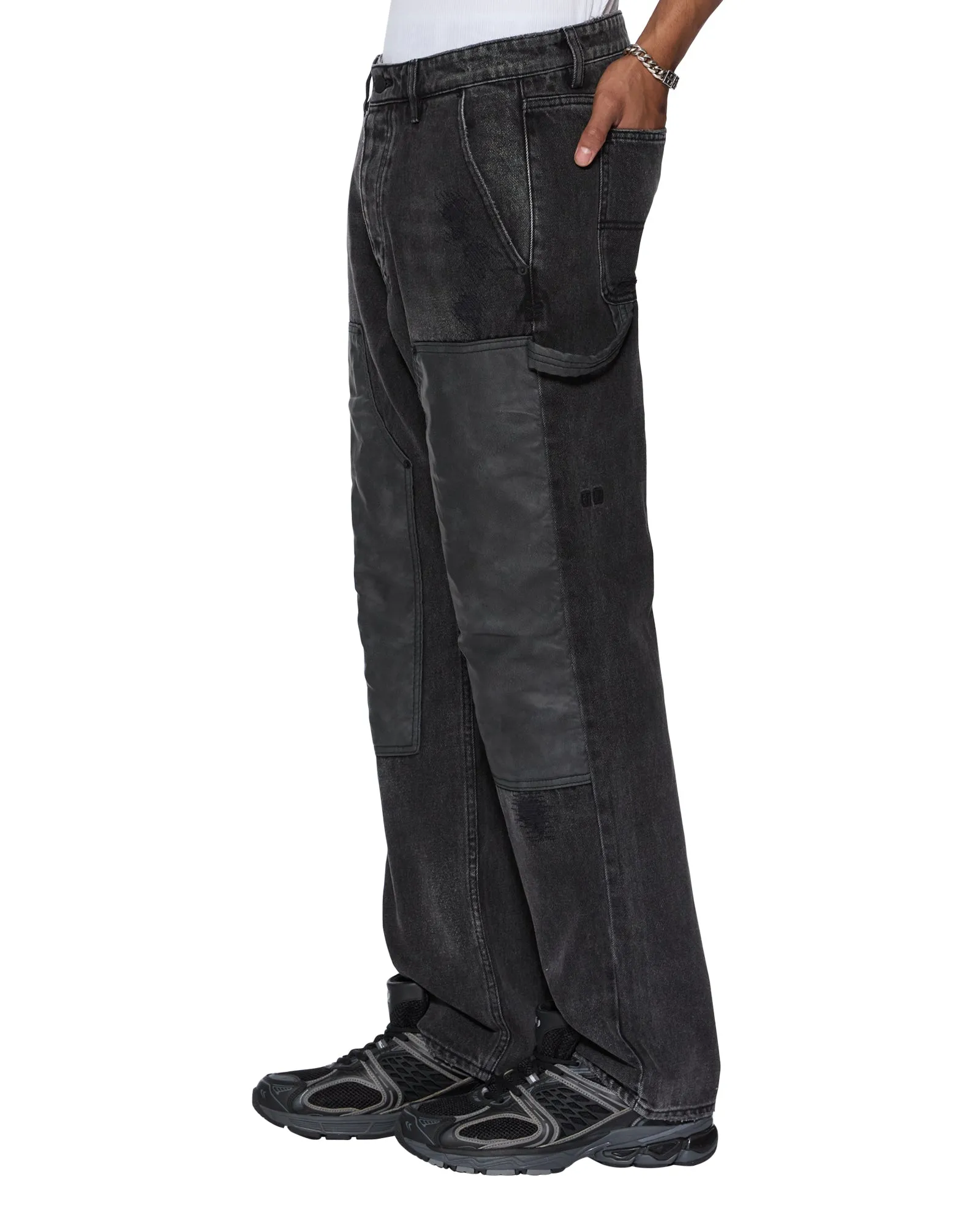 Layered Basics OPERATOR PANT TORQUED BLACK