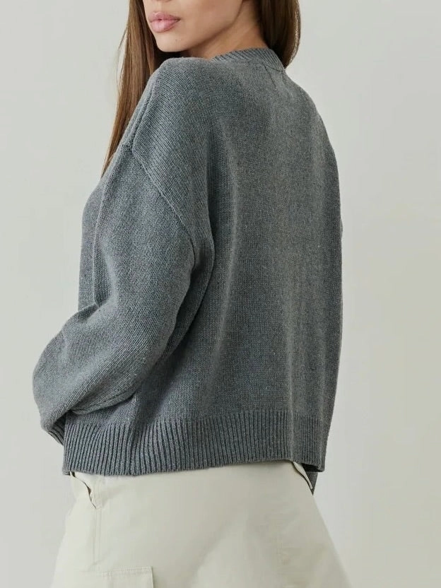 Mid layer Anti Pilling Technology Ophelia Cardigan - Grey