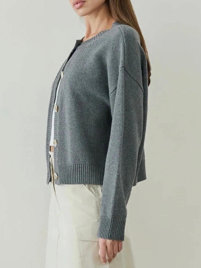 Ophelia Cardigan - Grey Off-Duty Fit