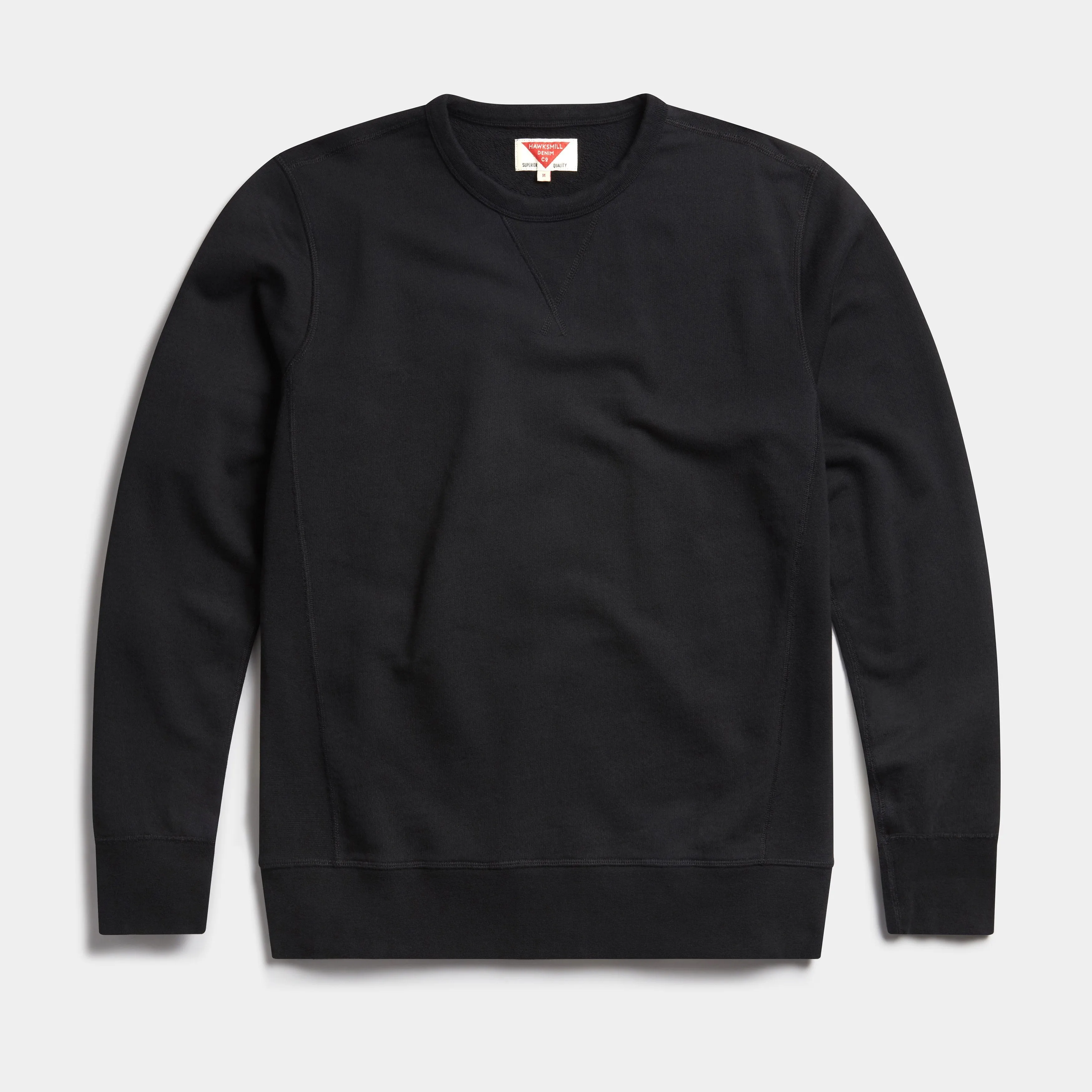 Organic Loopback Sweatshirt (Black)