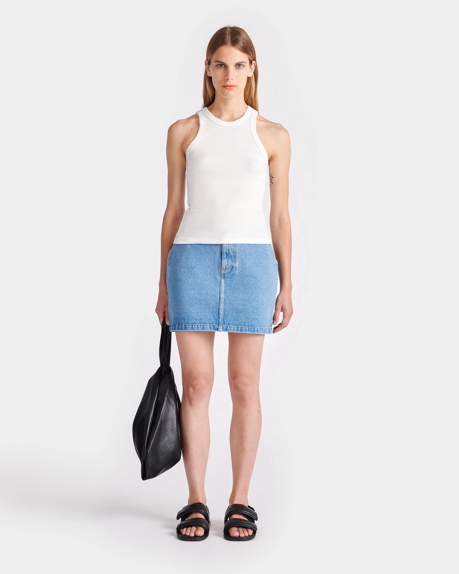 Herve - Ribbed-Jersey Tank Top - Off White TemperatureRegulating