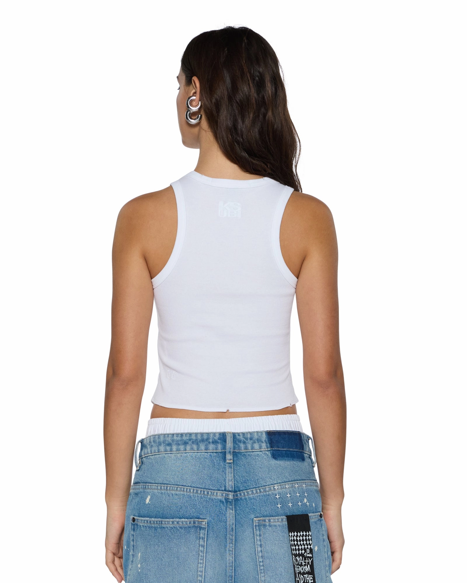 ButterSoft Handfeel ORIGIN TANK GARTER WHITE