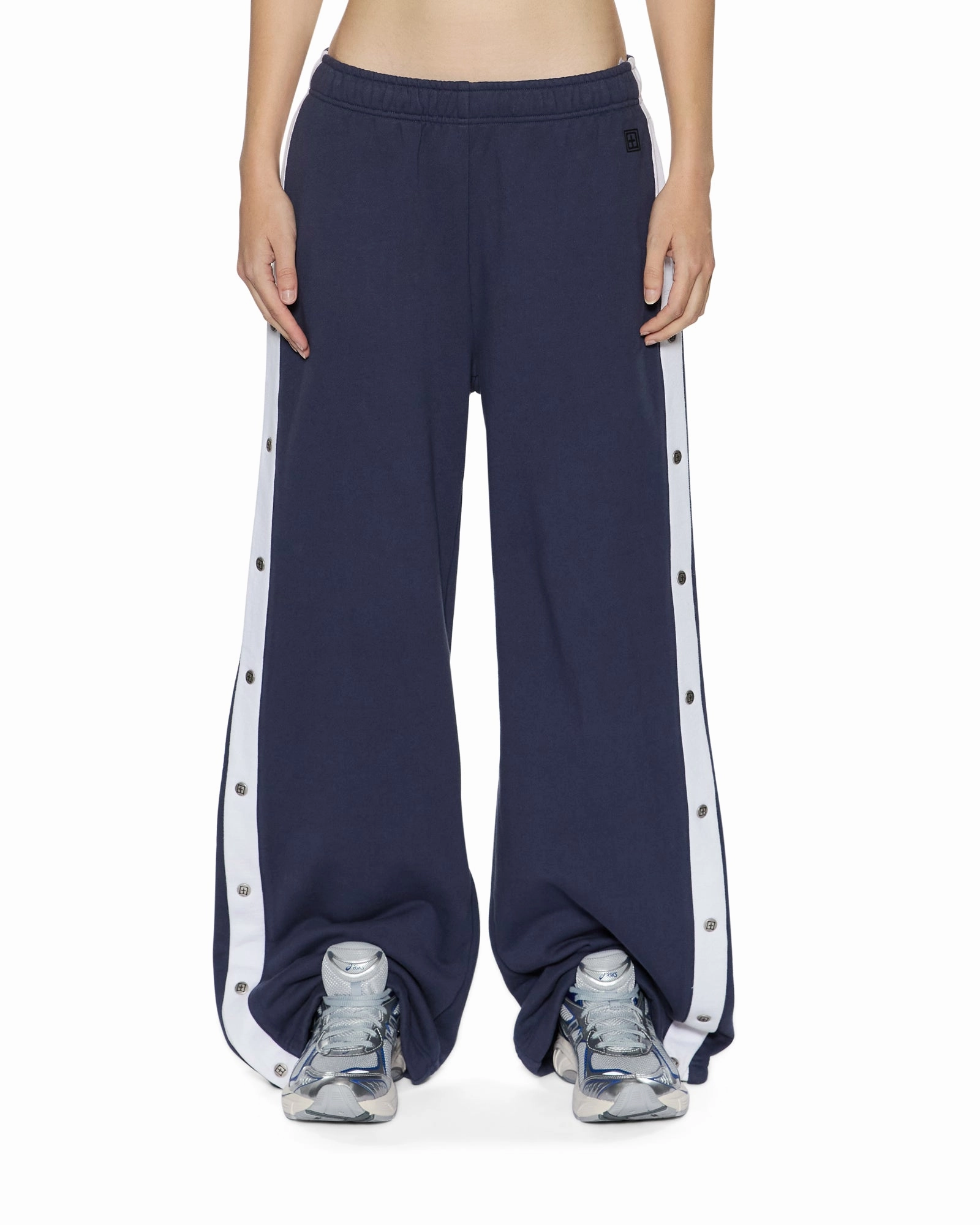 HighRiseWaistband Feminine Cut ORIGIN TRAKPANT SPLICED INK