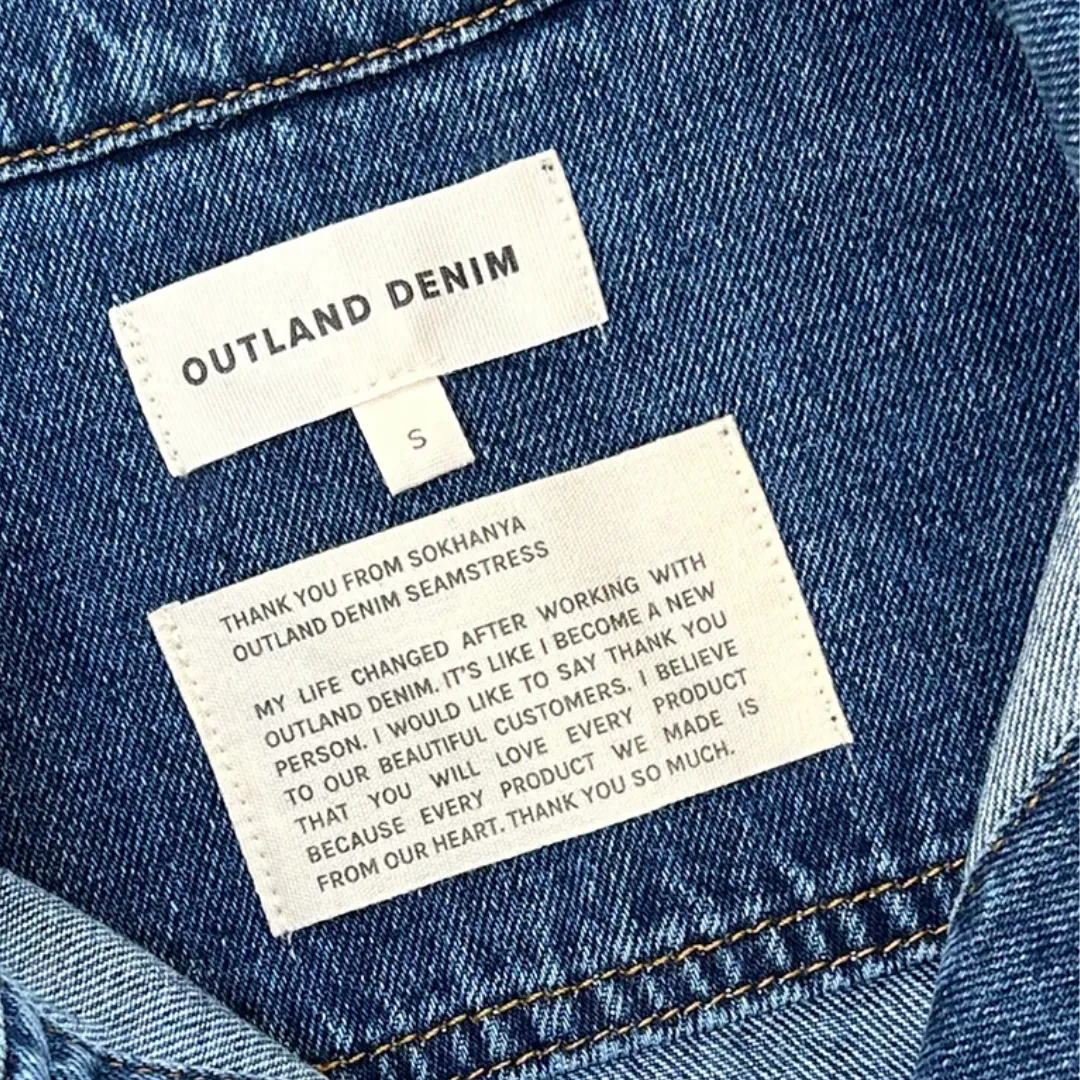 OUTLAND DENIM Ellie High Rise Wide Leg Jean, Era Blue