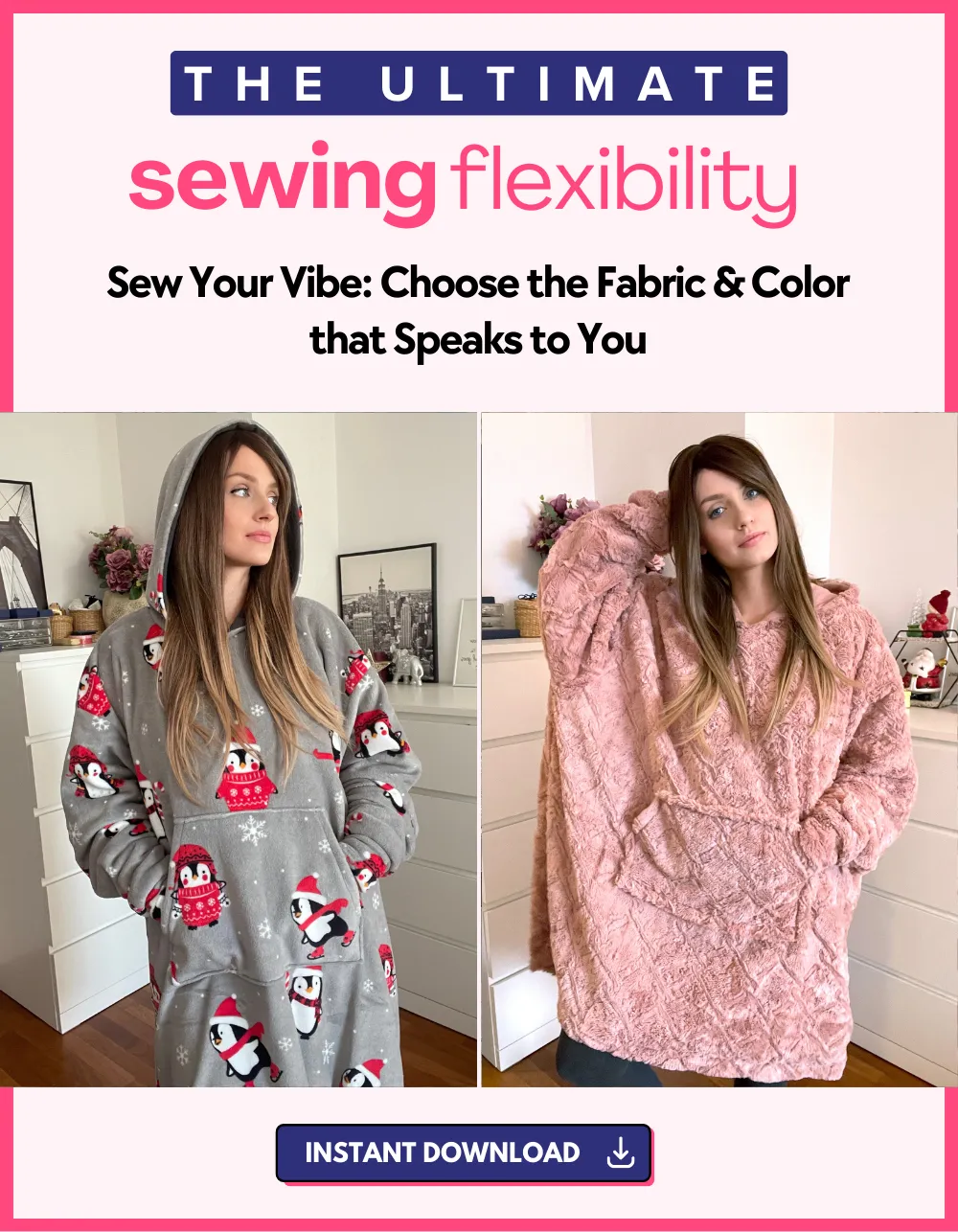 Oversized Hoodie Pattern