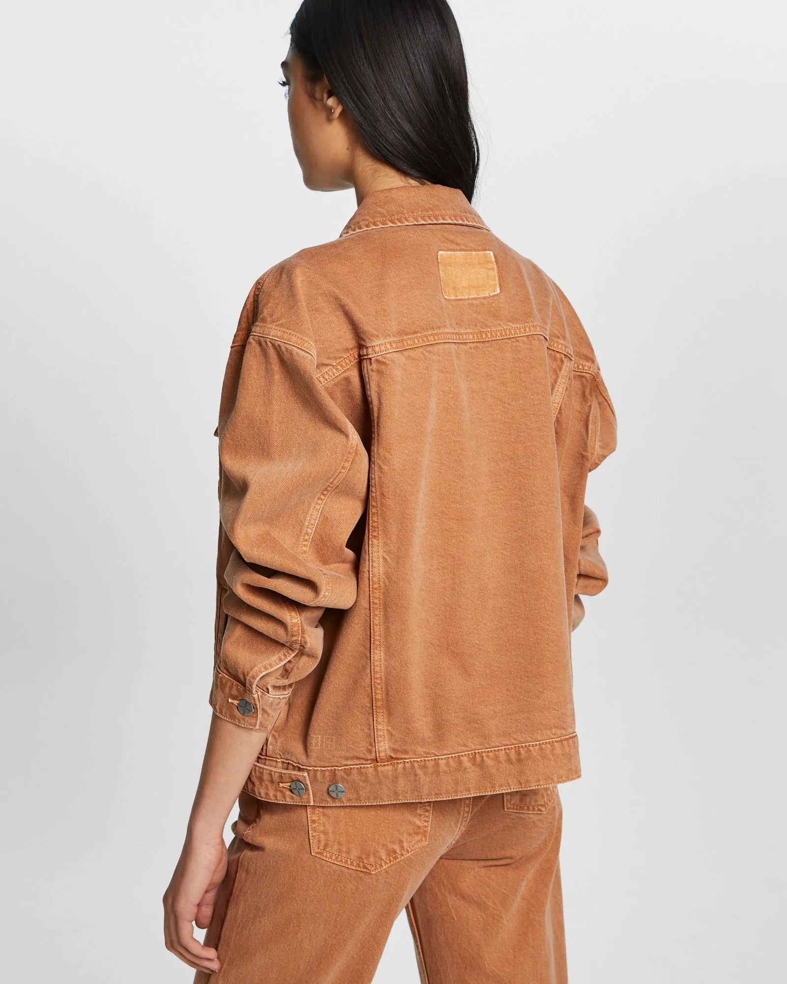OVERSIZED JACKET BROWN SUGAR Smooth Loose Versatile Everyday Comfort