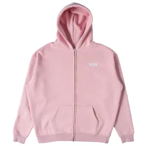 OVERSIZED LUX "SIMPLE" ZIP UP - ROSÉ