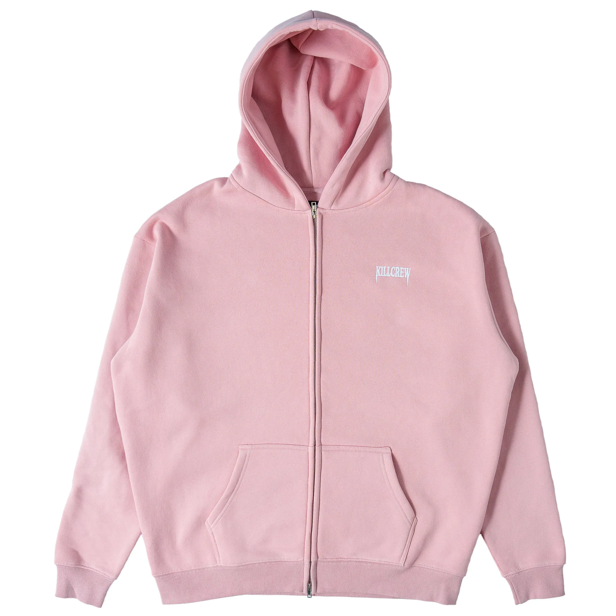 OVERSIZED LUX "SIMPLE" ZIP UP - ROSÉ