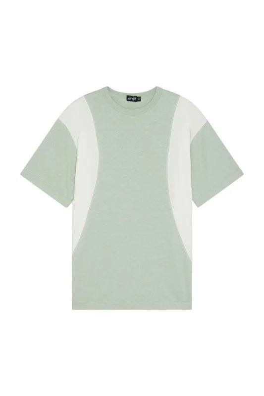 Oversized Panelled T-Shirt