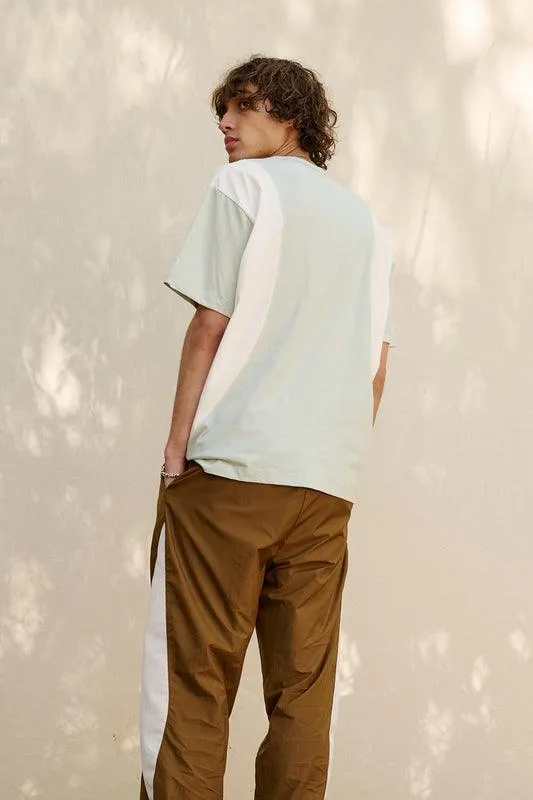 Oversized Panelled T-Shirt