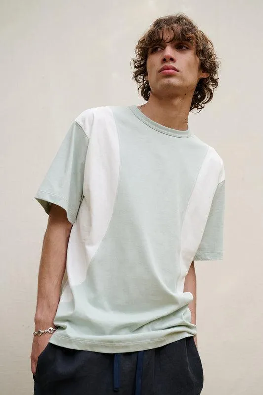 Oversized Panelled T-Shirt