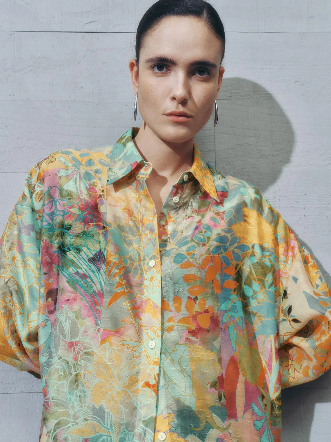 Oversized Printed Shirts