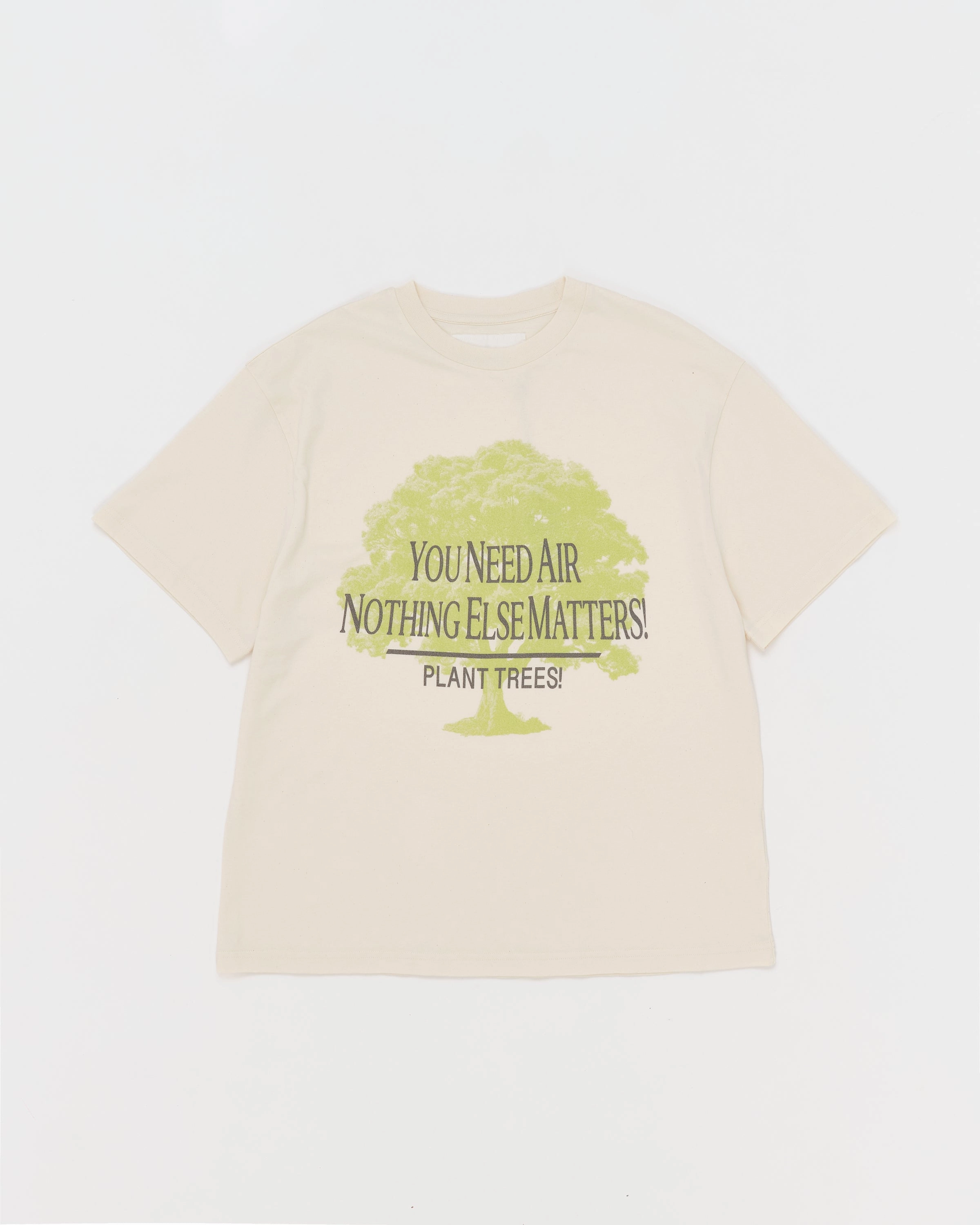 Grateful Tee SS - Ecru Plant Trees Light Breeze Casual Ease
