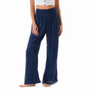 Easy Match Body Ready Oxford Wide Leg Cotton Pants