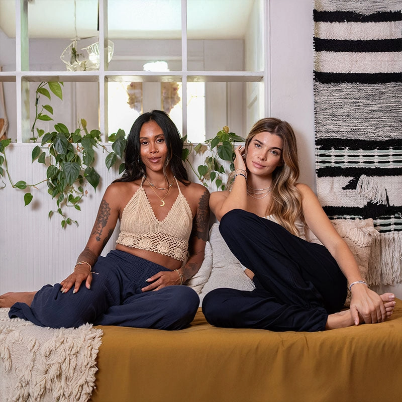 Chill Fit Oxford Wide Leg Cotton Pants