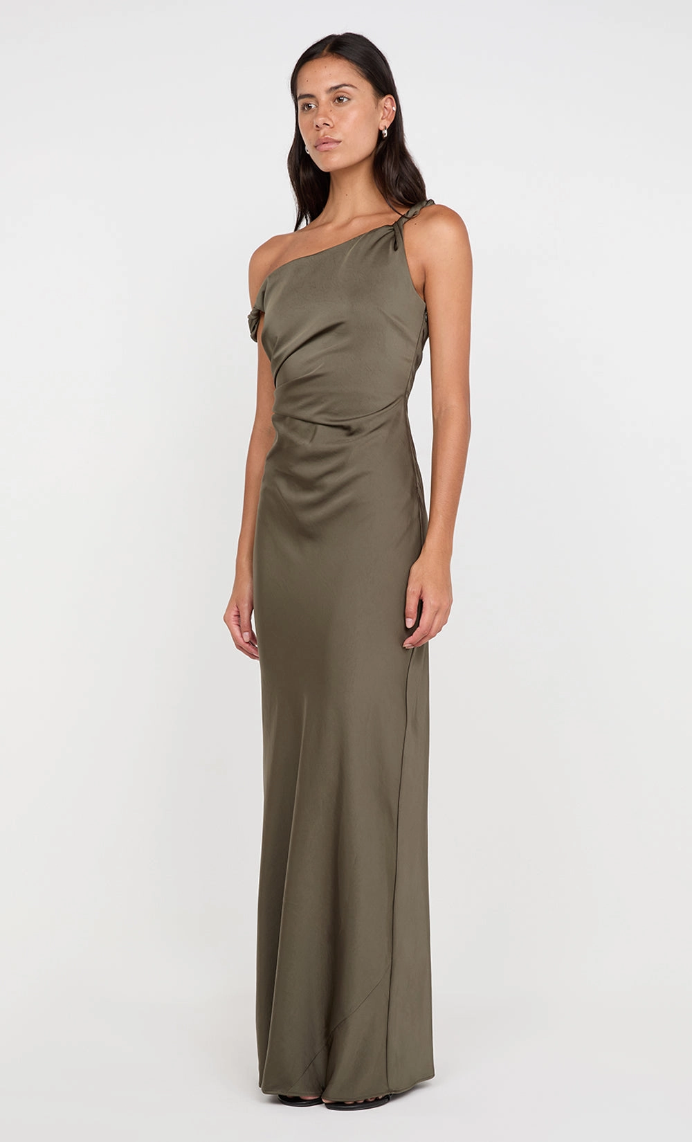 Lightweight Feel LUNETTA TWIST STRAP DRESS - DARK WILLOW