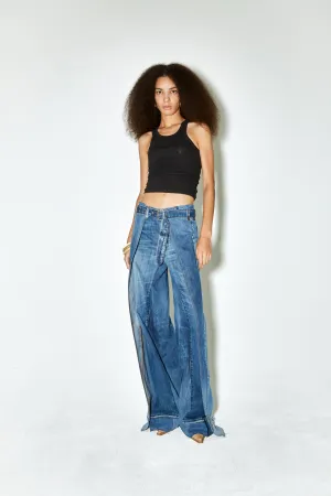 PALMSPRINGS upcycled pants denim