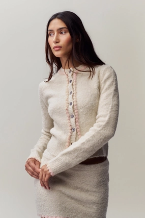 Classic Ready Surface Pilling Resistant Palmyra Knit Cardigan