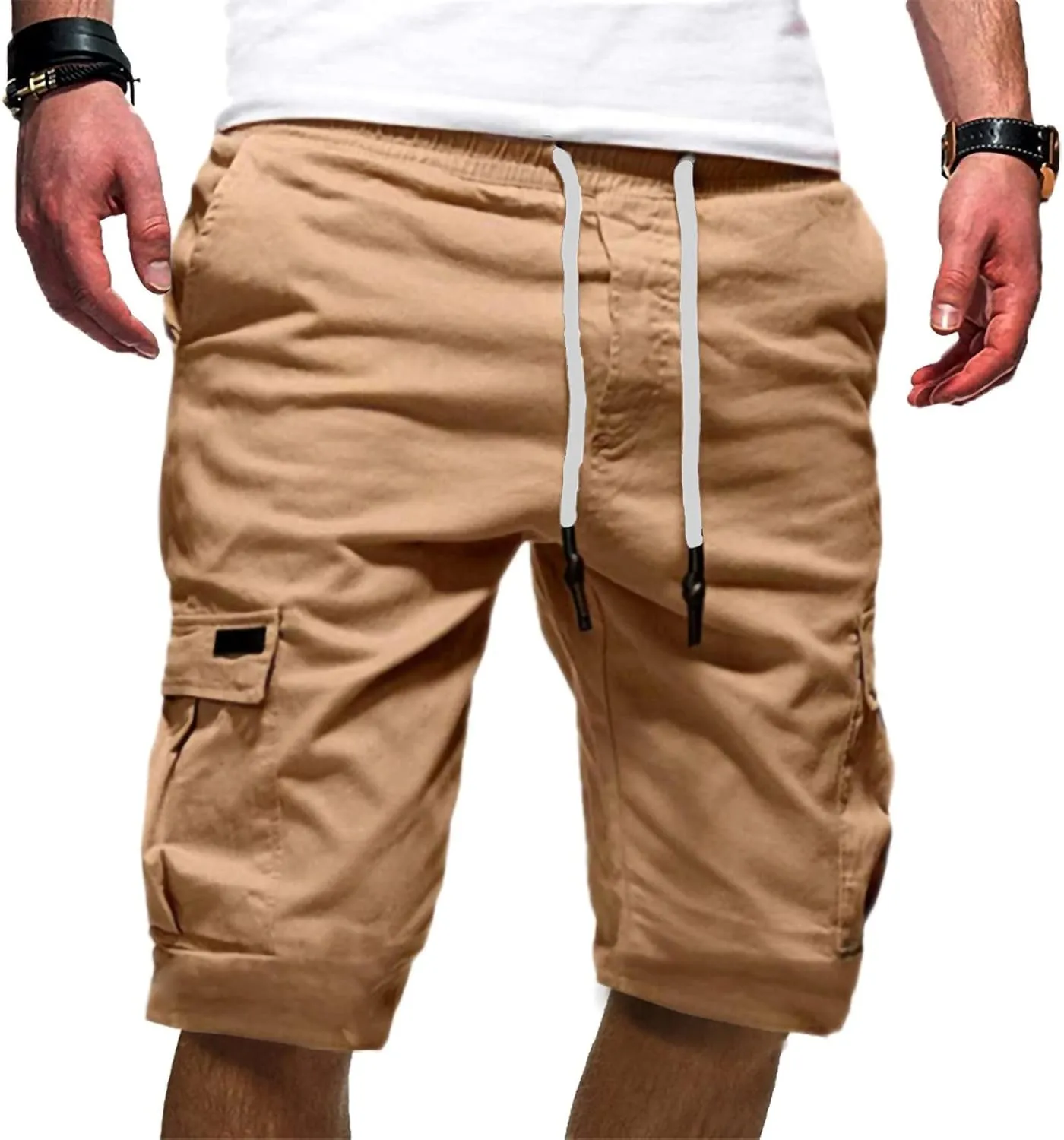 Pants for Mens Summer Fall Loose Fit Workout Athletic Beach Hawaiian Pants Shorts Sweat Pants Man 2025