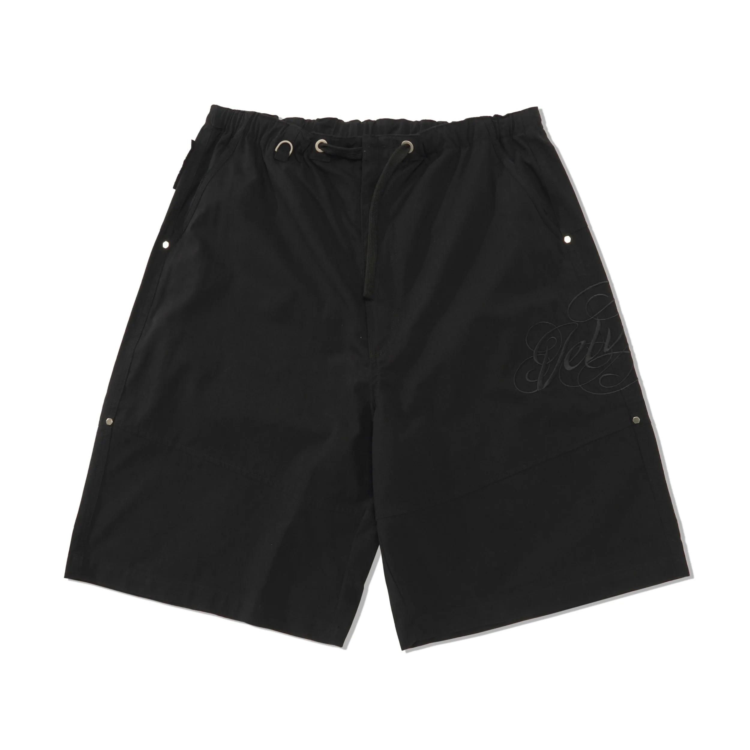 Parachute Shorts, Black