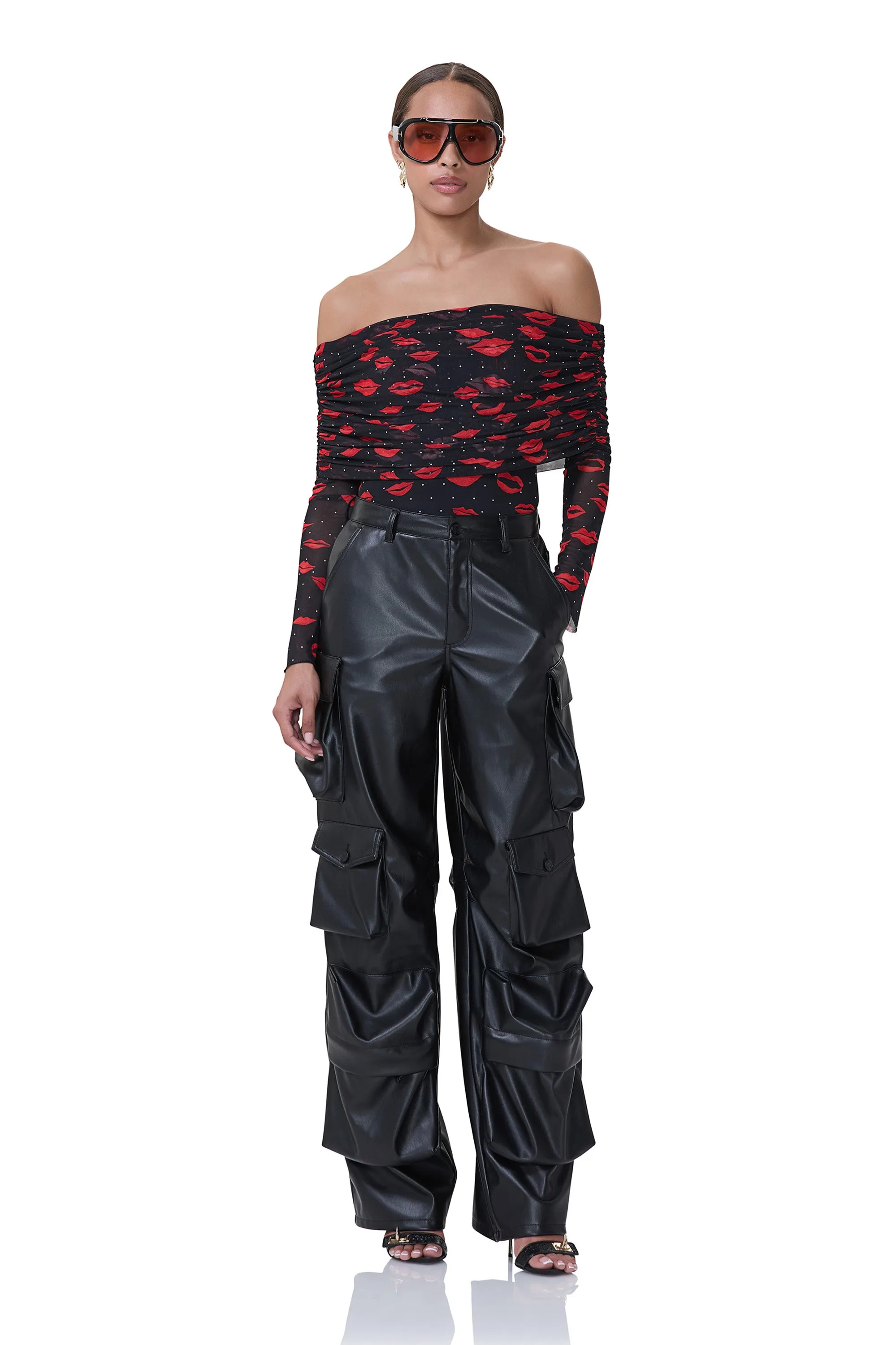 Moisture Wicking Fabric Stay Fresh Parker Baggy Cargo Pant - Noir