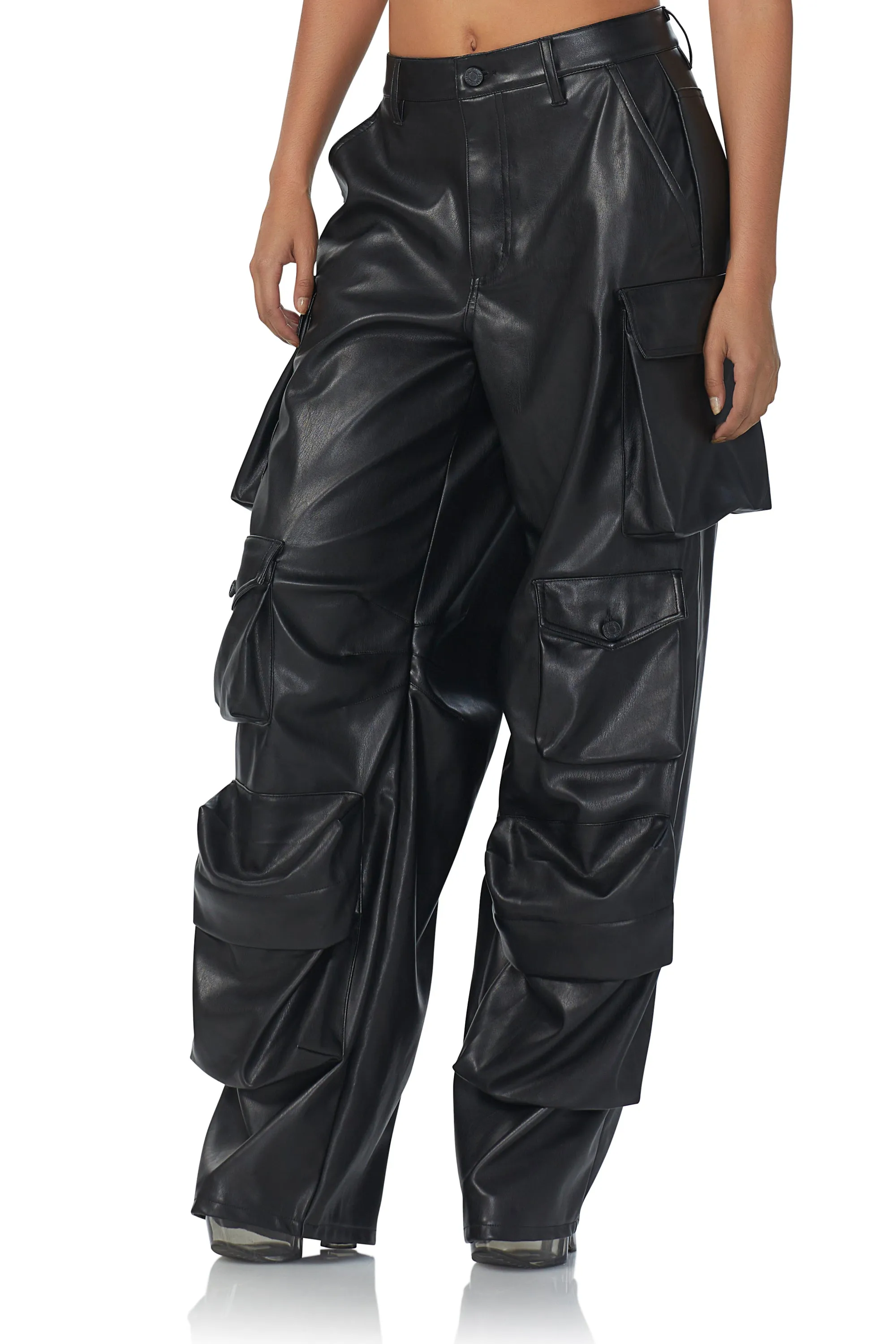 Parker Baggy Cargo Pant - Noir stain resistant coating