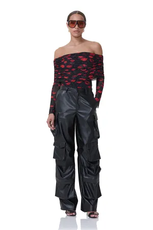 Parker Baggy Cargo Pant - Noir Smart Comfort