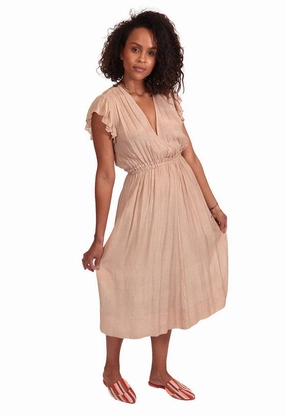ADELAIDE DRESS CHAMPAGNE Adjustable Straps