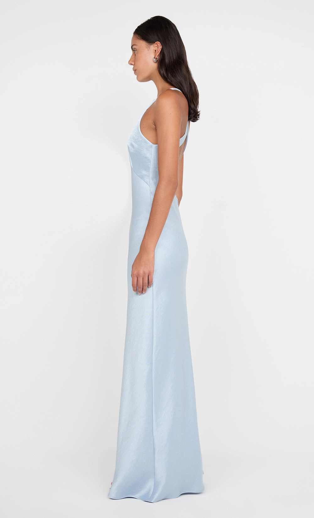 THE DREAMER V NECK DRESS - DUSTY BLUE Chill Style Detachable-Detail