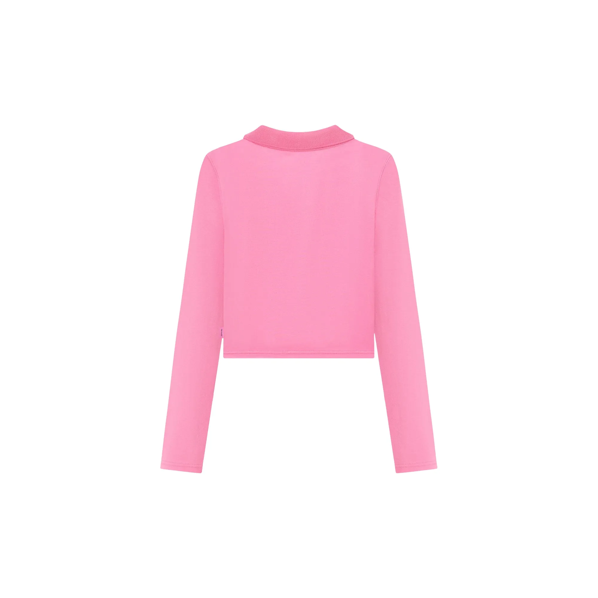 Pearl Mansion Polo Neck Cropped T-Shirt