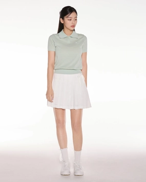 Durable Double Stitching Odor Control Technology Pearl point short sleeve knit - Mint