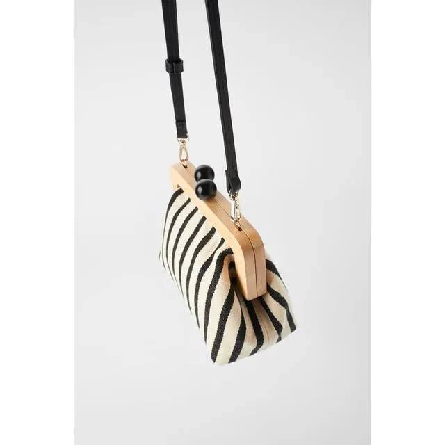 Peep Wooden Shoulder Bag